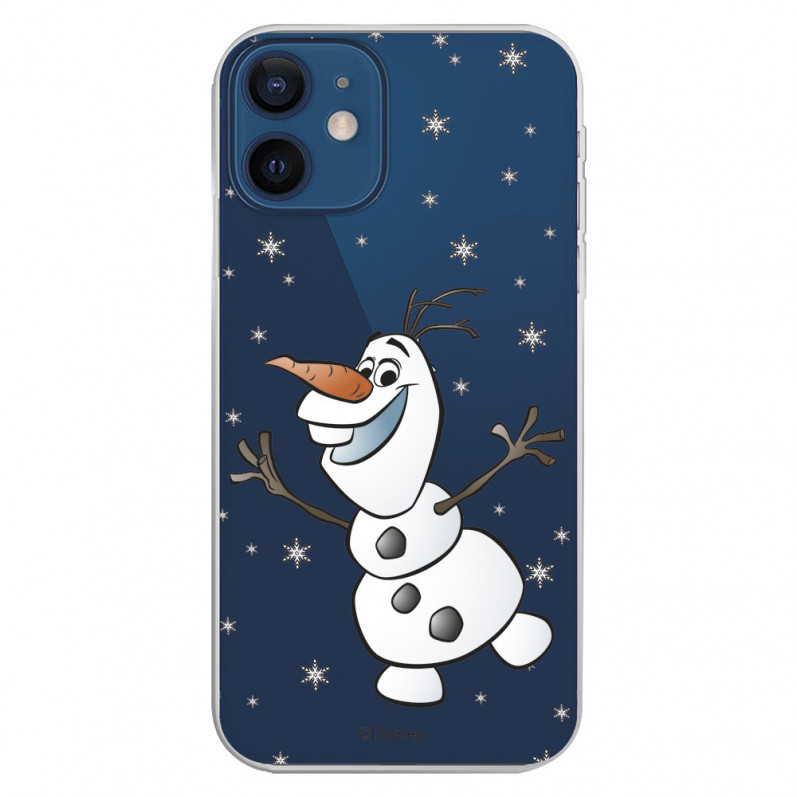 Coque pour iPhone 12 Pro Officielle de Disney Olaf Transparente - Frozen