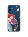 Coque pour iPhone 12 Pro Officielle de Disney Ariel et Sébastien Bulles - La Petite Sirène