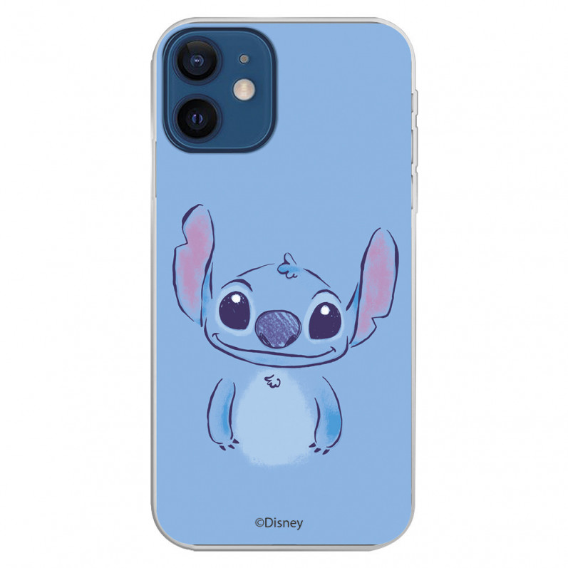 Coque pour iPhone 12 Pro Officielle de Disney Stitch Bleu - Lilo & Stitch