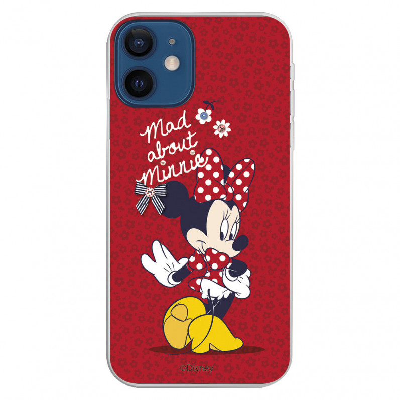 Coque pour iPhone 12 Pro Officielle de Disney Minnie Mad About - Classiques Disney