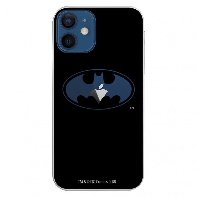 Coque pour iPhone 12 Pro Officielle de DC Comics Batman Logo Transparente - DC Comics