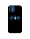 Coque pour iPhone 12 Mini Officielle de DC Comics Batman Logo Transparente - DC Comics