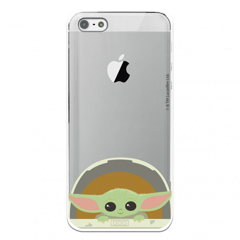 Coque pour iPhone 5 Officielle de Star Wars Baby Yoda Sourires - Star Wars