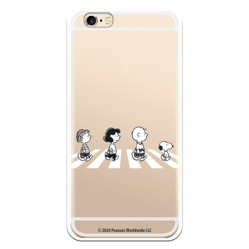 Coque pour iPhone 6 Officielle de Peanuts Personnages Piétons - Snoopy