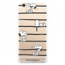 Coque pour iPhone 6 Officielle de Peanuts Snoopy Lignes - Snoopy