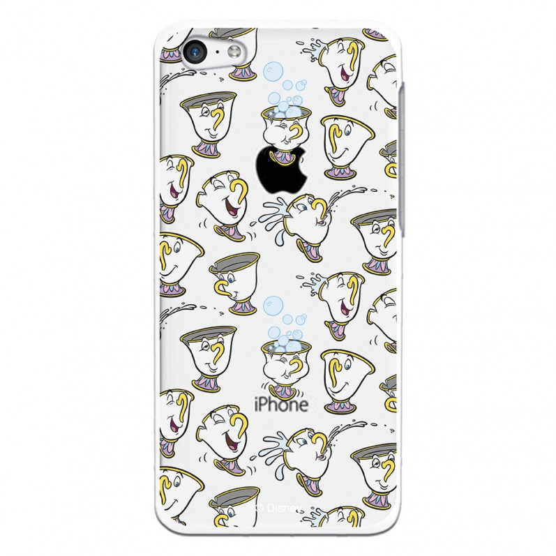 Coque Officielle Disney Chip Potts Silhouettes Transparente pour iPhone 5C