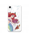 Coque Officielle Disney Petite Sirène et Sebastian Transparente pour iPhone XR - La Petite Sirène