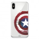 Coque Oficielle Bouclier Captain America pour iPhone X