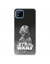 Funda para Realme 8i Oficial de Star Wars Darth Vader Fondo negro - Star Wars