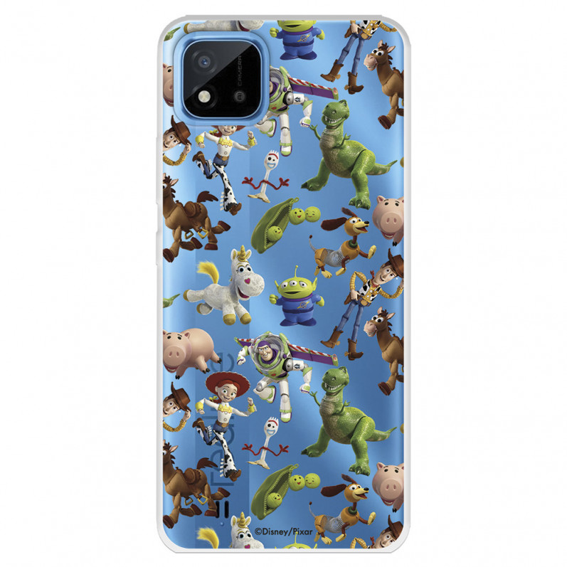 Funda para Realme 8i Oficial de Disney Muñecos Toy Story Siluetas - Toy Story