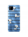 Funda para Realme 8i Oficial de Peanuts Snoopy rayas - Snoopy