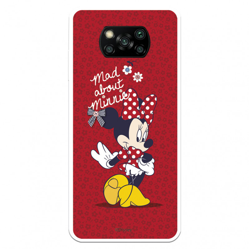 Coque pour Xiaomi Poco X3 Pro Disney Officiel Minnie Mad About - Classiques Disney