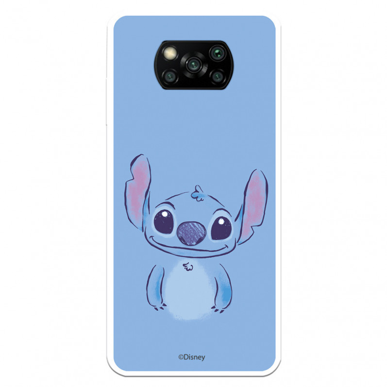 Coque pour Xiaomi Poco X3 Pro Disney Officiel Stitch Bleu - Lilo & Stitch