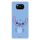 Coque pour Xiaomi Poco X3 Pro Disney Officiel Stitch Bleu - Lilo & Stitch