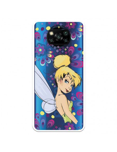 Funda para Realme X2 Pro Oficial de Disney Campanilla Flores