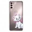 Funda para Motorola Moto G41 Oficial de Disney Marie Silueta - Los Aristogatos