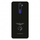 Funda para Oppo A9 2020 del Escudo Fondo Negro  - Licencia Oficial Benfica