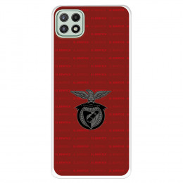 Funda para Samsung Galaxy A22 5G del Escudo Fondo Granate  - Licencia Oficial Benfica