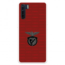 Funda para Oppo A91 del Escudo Fondo Granate  - Licencia Oficial Benfica