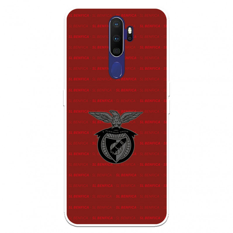 Funda para Oppo A9 2020 del Escudo Fondo Granate  - Licencia Oficial Benfica