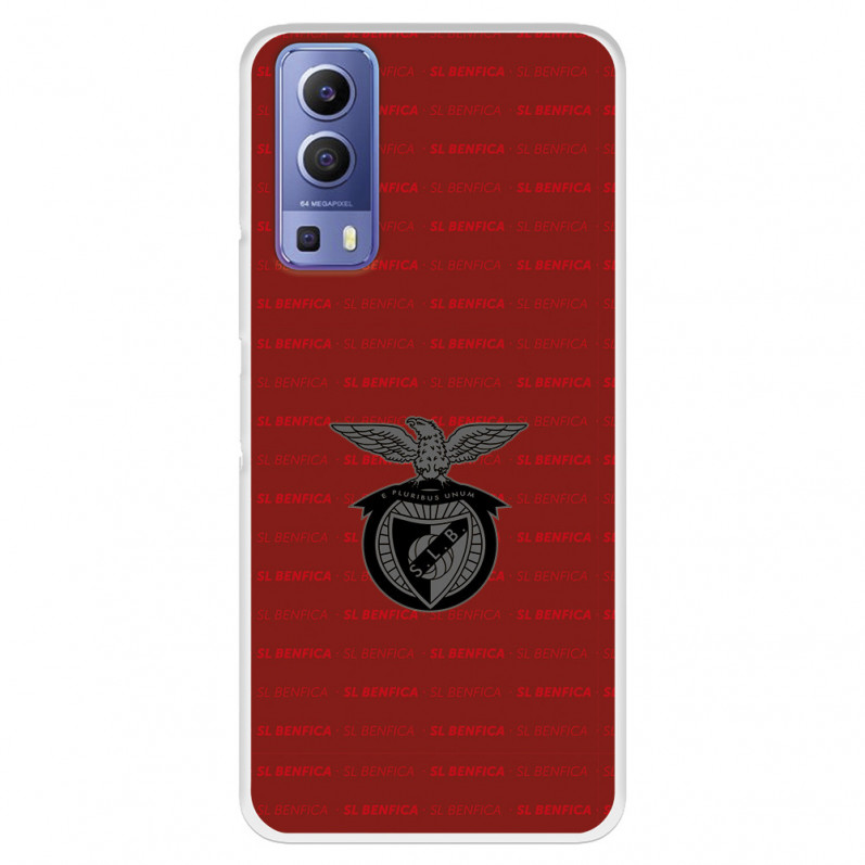 Funda para Vivo Y72 5G del Escudo Fondo Granate  - Licencia Oficial Benfica