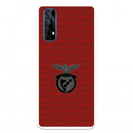 Funda para Realme 7 del Escudo Fondo Granate  - Licencia Oficial Benfica