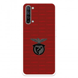 Funda para Oppo Find X2 Lite del Escudo Fondo Granate  - Licencia Oficial Benfica