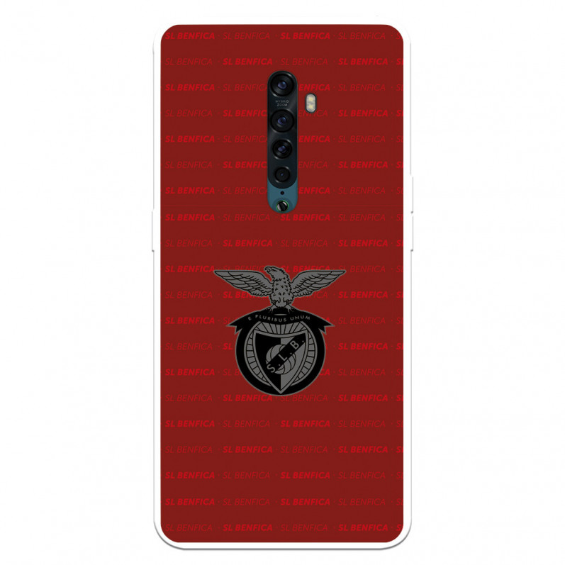 Funda para Oppo Reno2 del Escudo Fondo Granate  - Licencia Oficial Benfica