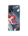 Coque pour Oppo A16 Officielle de Disney Ariel et Sébastien Bulles - La Petite Sirène