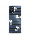 Funda para Oppo A54s Oficial de Peanuts Snoopy rayas - Snoopy