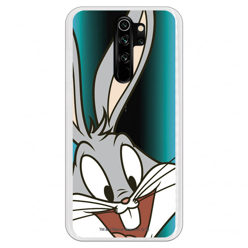 Coque pour Xiaomi Redmi Note 8 Pro Officielle de Warner Bros Bugs Bunny Silhouette Transparente - Looney Tunes