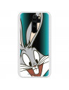 Coque pour Xiaomi Redmi Note 8 Pro Officielle de Warner Bros Bugs Bunny Silhouette Transparente - Looney Tunes