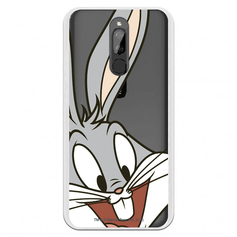 Coque pour Xiaomi Redmi 8 Officielle de Warner Bros Bugs Bunny Silhouette Transparente - Looney Tunes