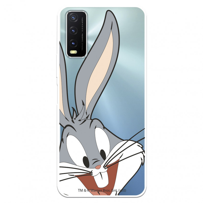 Coque pour VIVO Y20S Officielle de Warner Bros Bugs Bunny Silhouette Transparente - Looney Tunes