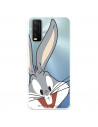 Coque pour VIVO Y20S Officielle de Warner Bros Bugs Bunny Silhouette Transparente - Looney Tunes