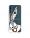 Coque pour TCL 20 SE Officielle de Warner Bros Bugs Bunny Silhouette Transparente Looney Tunes