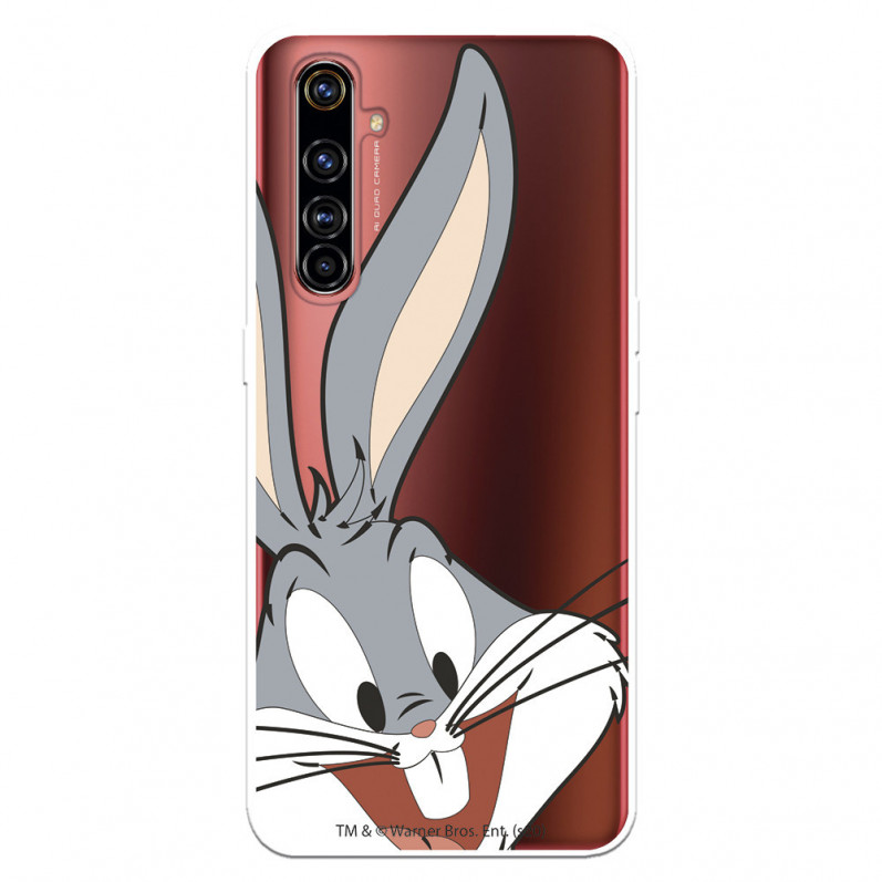 Coque pour Realme X50 Pro Officielle de Warner Bros Bugs Bunny Silhouette Transparente - Looney Tunes