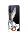 Coque pour Oppo Reno3 Pro Officielle de Warner Bros Bugs Bunny Silhouette Transparente - Looney Tunes