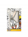 Coque pour LG K50S Officielle de Warner Bros Bugs Bunny Silhouette Transparente - Looney Tunes