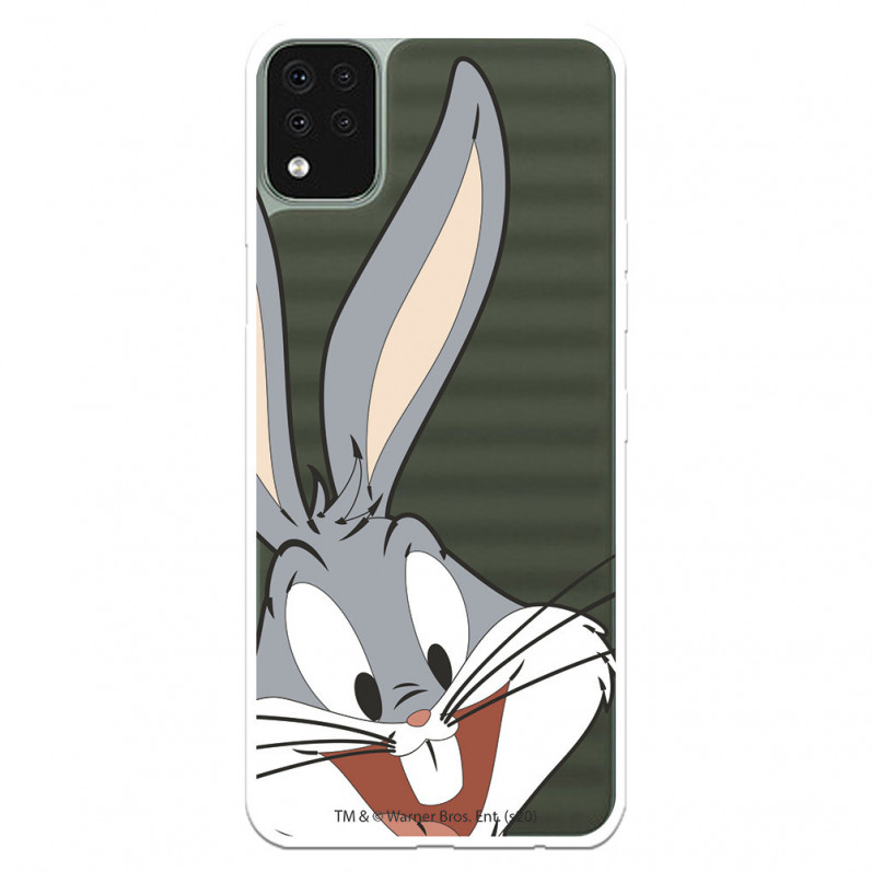 Coque pour LG K42 Officielle de Warner Bros Bugs Bunny Silhouette Transparente - Looney Tunes