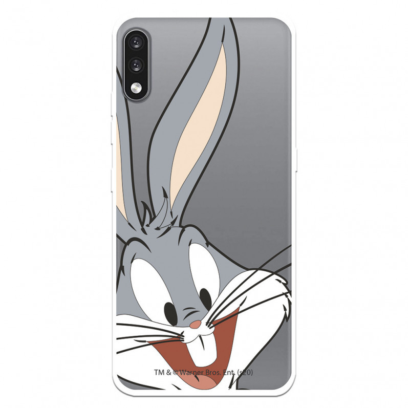 Coque pour LG K22 Officielle de Warner Bros Bugs Bunny Silhouette Transparente - Looney Tunes