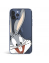 Coque pour iPhone 12 Pro Max Officielle de Warner Bros Bugs Bunny Silhouette Transparente - Looney Tunes