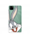 Coque pour Huawei Y5p Officielle de Warner Bros Bugs Bunny Silhouette Transparente - Looney Tunes