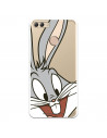 Coque Officielle Warner Bros Bugs Bunny Transparente pour Huawei Y9 2018 - Looney Tunes