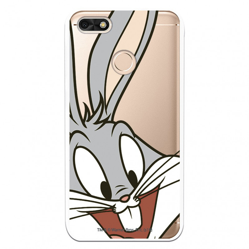 Coque Officielle Warner Bros Bugs Bunny Transparente pour Huawei Y6 Pro 2017 - Looney Tunes