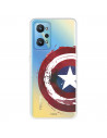 Coque pour Realme GT Neo 2 Oficielle de Marvel Captain America Bouclier Transparente - Marvel