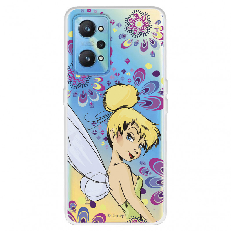 Coque pour Realme GT Neo 2 Disney Officiel Clochette Fleurs - Peter Pan