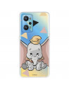 Coque pour Realme GT Neo 2 Disney Officiel Dumbo Silhouette Transparente - Dumbo