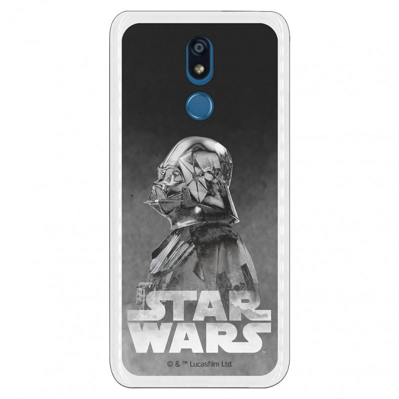 Carcasa Oficial Star Wars Darth Vader negro para LG K40- La Casa de las Carcasas