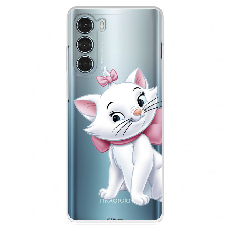 Funda para Motorola Moto G200 5G Oficial de Disney Marie Silueta - Los Aristogatos